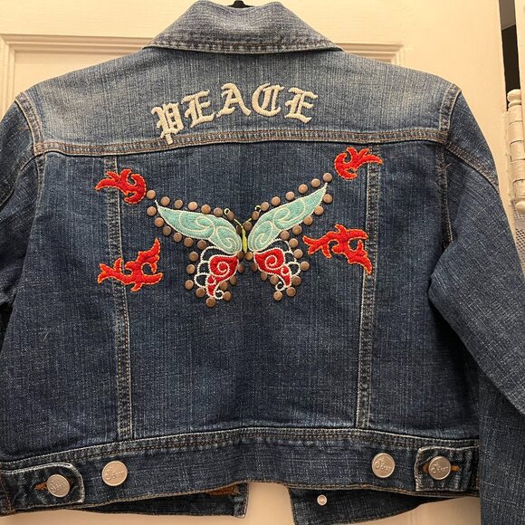 J2 Jean crop Denim Jacket - Picture 1 of 5